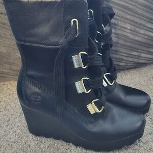 Timberland Platform Boots Size 6M